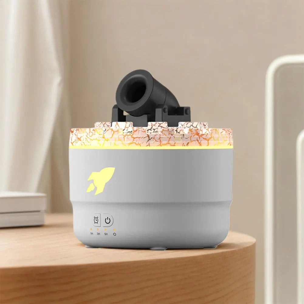 Volcanic Mist Cannon Humidifier – Powerful Aroma Diffuser & Air Purifier for Home & Office